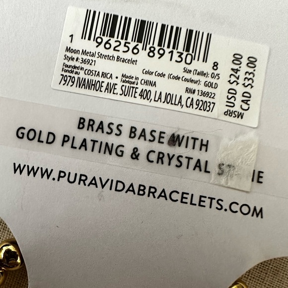 PURAVIDA GOLD MOON METAL PERFECT GIFT!! - Picture 7 of 11